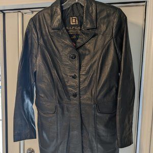 VIP lambskin leather jacket